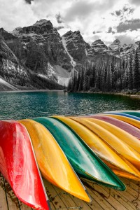 Moraine Lake Canoes
