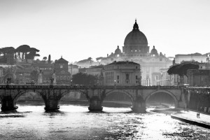 Rome from the Tiber River