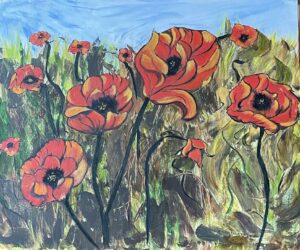 Poppies in the Breeze