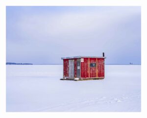 The Red Ice Fishing Shack